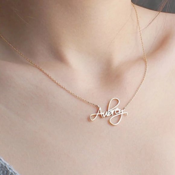 Custom Cursive Name Necklace Women Fashion - Picture 4 of 6